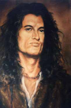 Joe Perry (oil on canvas)