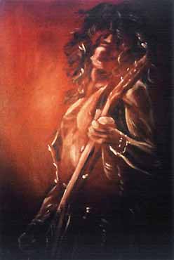 Joe Perry (oil on canvas)