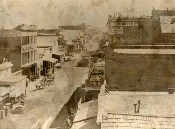 C-street seen from International Hotel 1864