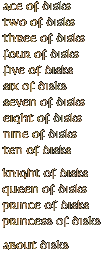 The Suit of Disks Menu