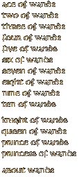 The Suit of Wands