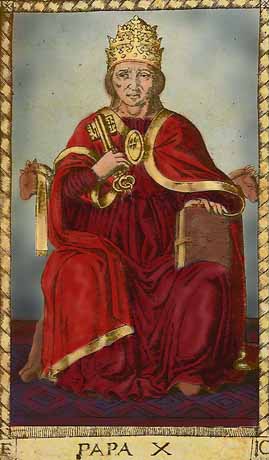 Papa - X of Mantegna Tarot