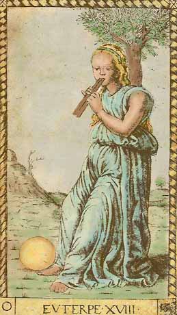 Euterpe - XVIII of Mantegna Tarot