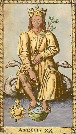 Apollo - XX of Mantegna Tarot