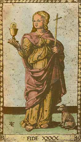 Fide - XXXX of Mantegna Tarot