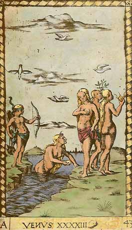 Venus - XXXXIII of Mantegna Tarot