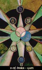 Nine of Disks