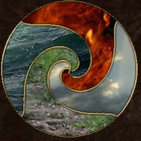 The four elements together