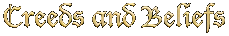 Creeds and Beliefs in Tarot and beyond