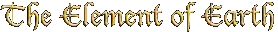 Element of Earth in Tarot